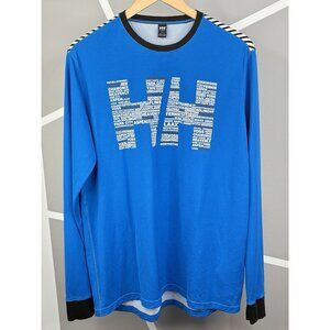 Helly Hansen Lifa Active Flow Men’s XL Cobalt Blue Base Layer Mountain Resorts